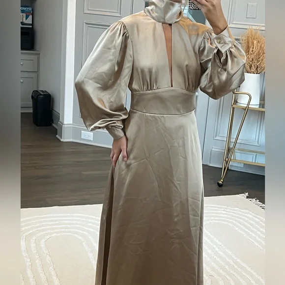 topshop satin maxi dress Topshop - Maxi Dress - Women - Viscose - 14 US